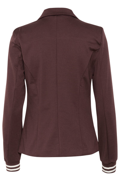 Kinnie Blazer Fudge/Chalk Stripe - 10550800 Thumbnail