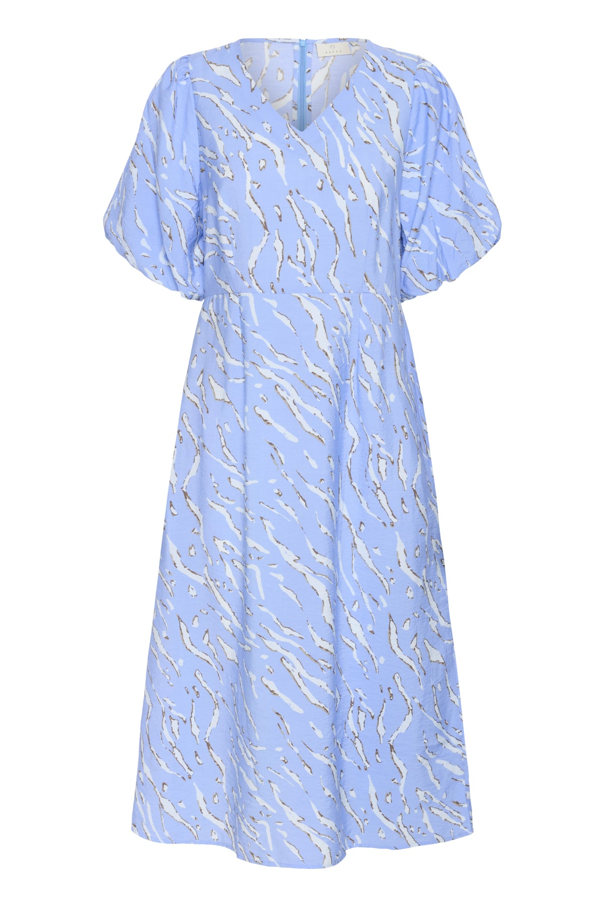 KAhannah Midi Dress Vista Blue W.Nantucket AOP - 10552439