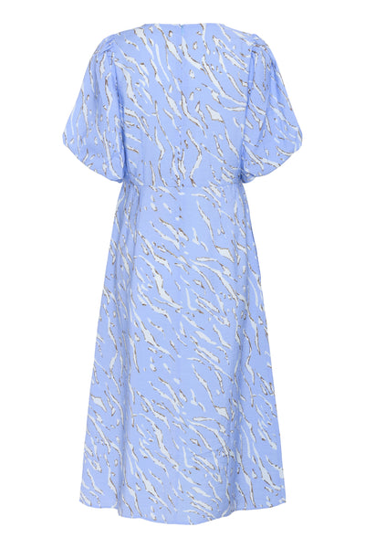 KAhannah Midi Dress Vista Blue W.Nantucket AOP - 10552439 Thumbnail