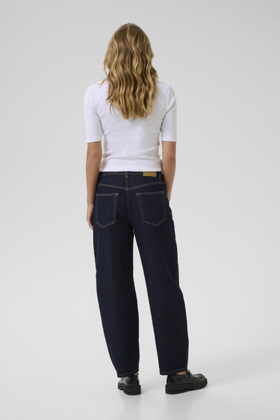 KArory Barrel Jeans Unwashed Blue Denim - 10552476 Thumbnail