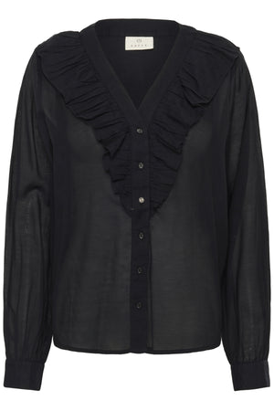 KAlane Frill Blouse Black deep - 10552480