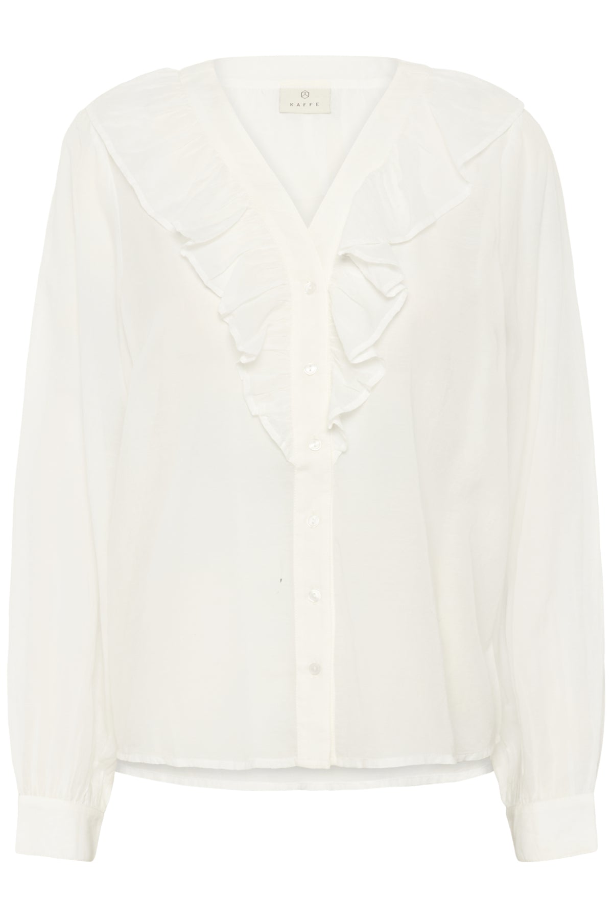 KAlane Frill Blouse Chalk - 10552480