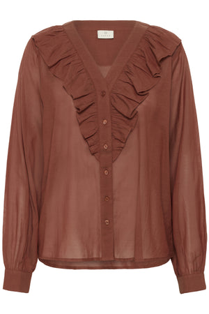 KAlane Frill Blouse Henna - 10552480