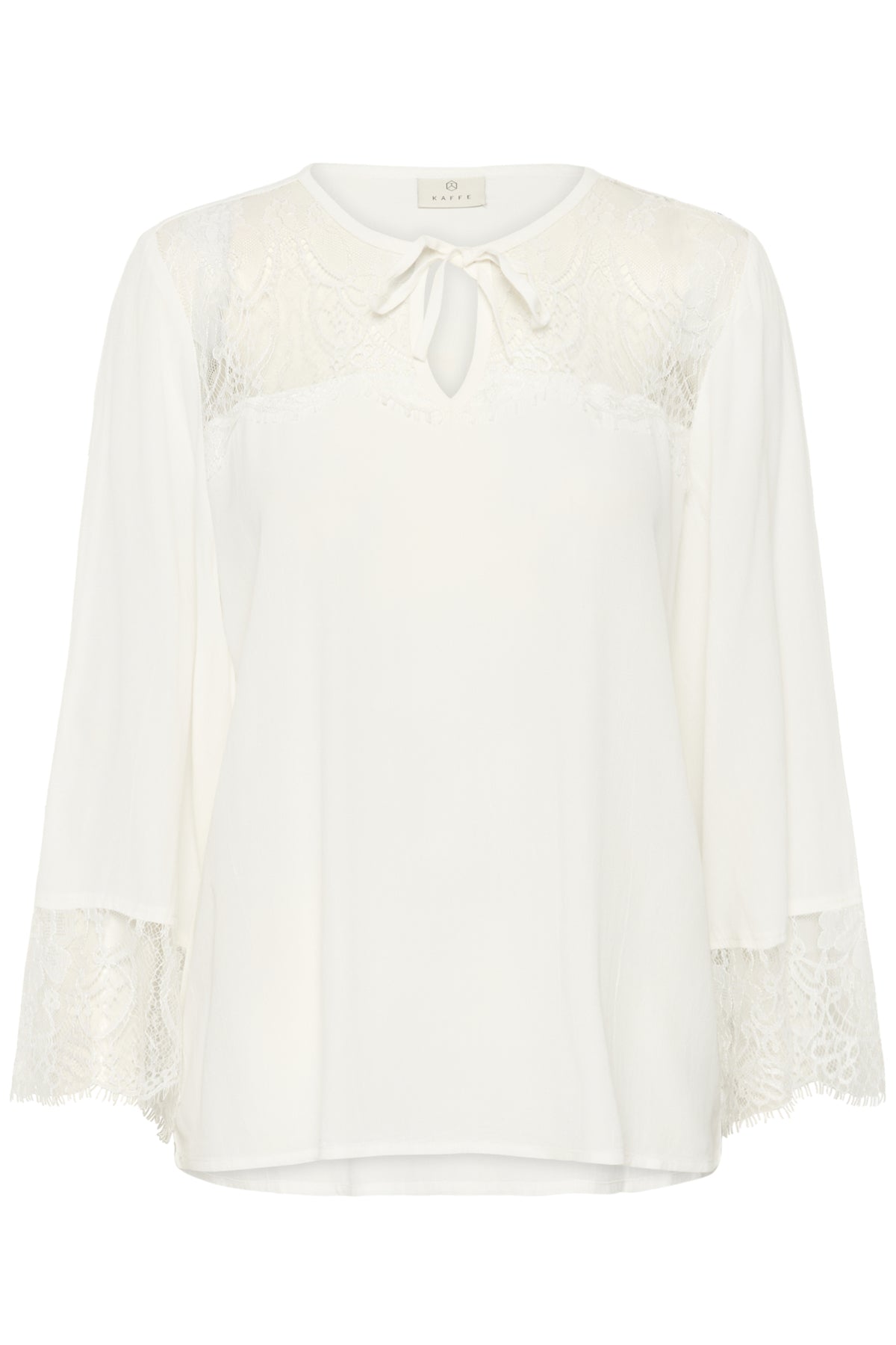 KAapril Lace Blouse Chalk - 10552481