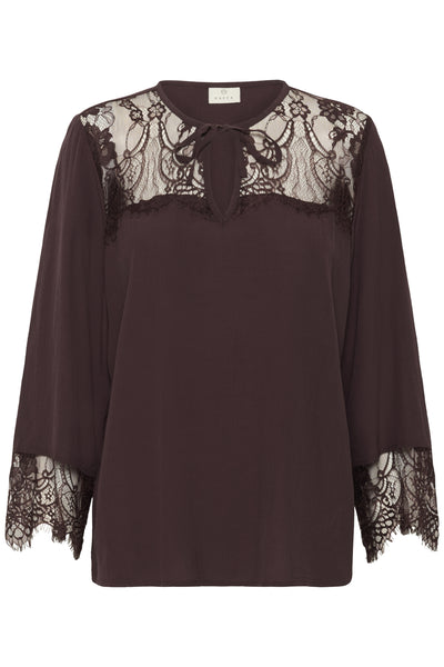 KAapril Lace Blouse FUDGE - 10552481 Thumbnail
