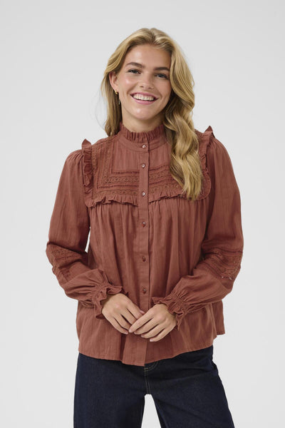 KAjess Shirt Henna - 10552482 Thumbnail