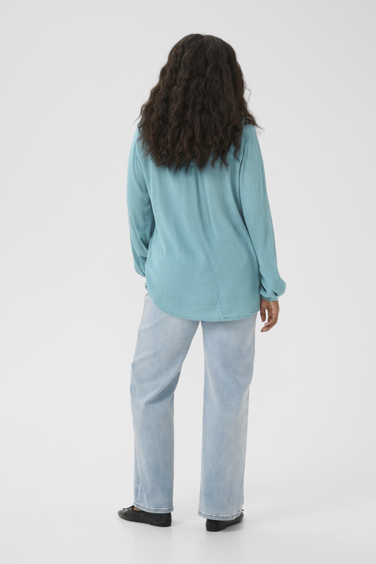 KCami LS Blouse Teal - 10580001