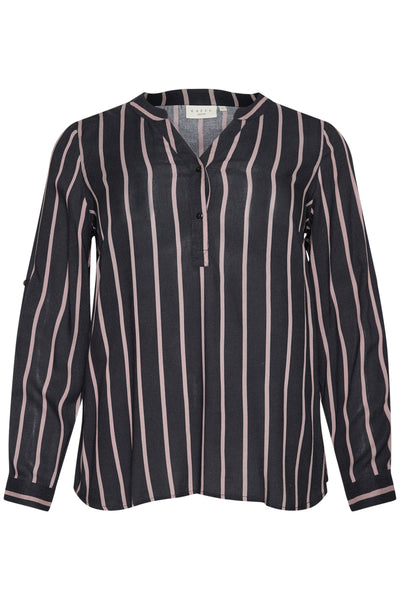 KCsida Blouse Black / Steeple Grey Stripe - - 10580350 Thumbnail