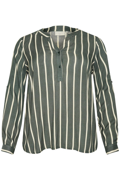 KCsida Blouse Garden Topiary/Turtledove Str. - 10580350 Thumbnail