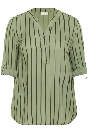 KCsida Blouse Sea Spary/Forest Night Stripe - 10580350