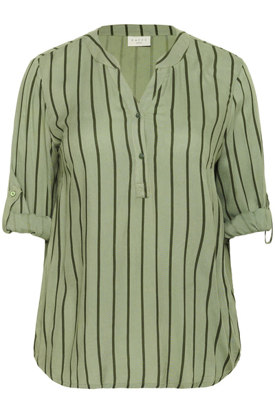 KCsida Blouse Sea Spary/Forest Night Stripe - 10580350 Thumbnail