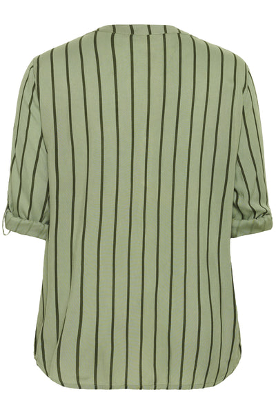 KCsida Blouse Sea Spary/Forest Night Stripe - 10580350 Thumbnail