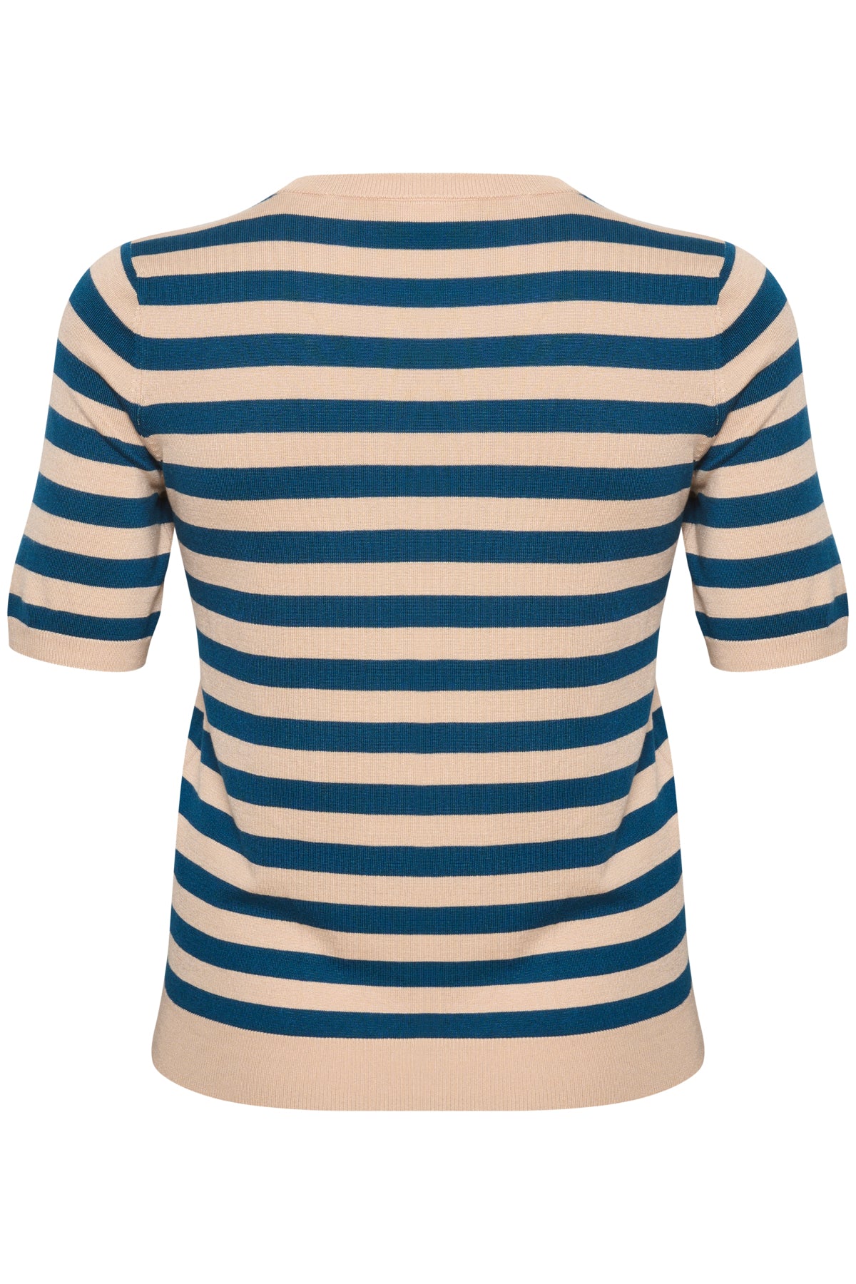 KCmaji Short Sleeves Knit Smoke Gray/Black Deep Stripe - - 10581442
