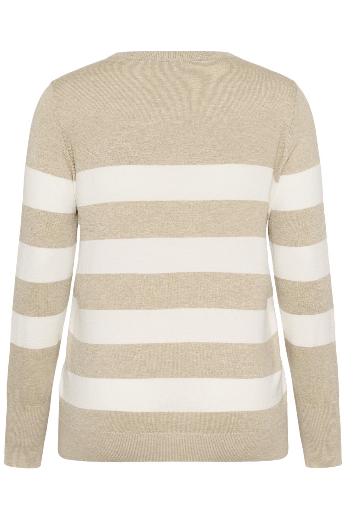 KClizzy Striped Knit Pullover Feather G. M/Chalk Wide Stripe - 10582600