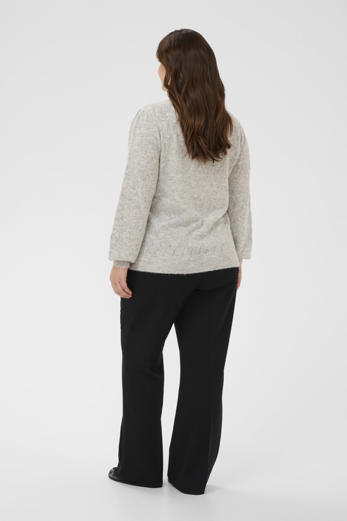 KCanita Knit Cardigan Light Grey Melange
