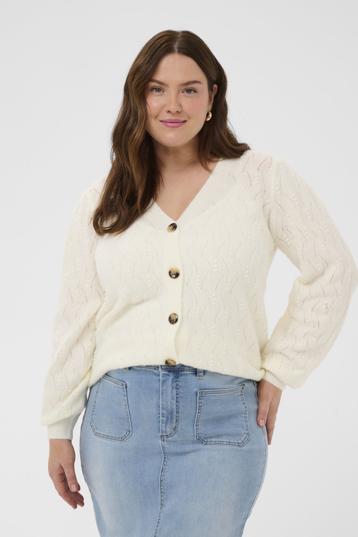 KCanita Knit Cardigan Chalk