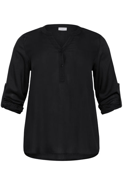 KCsida LS Blouse Black Deep - 100121 - 10583373 Thumbnail
