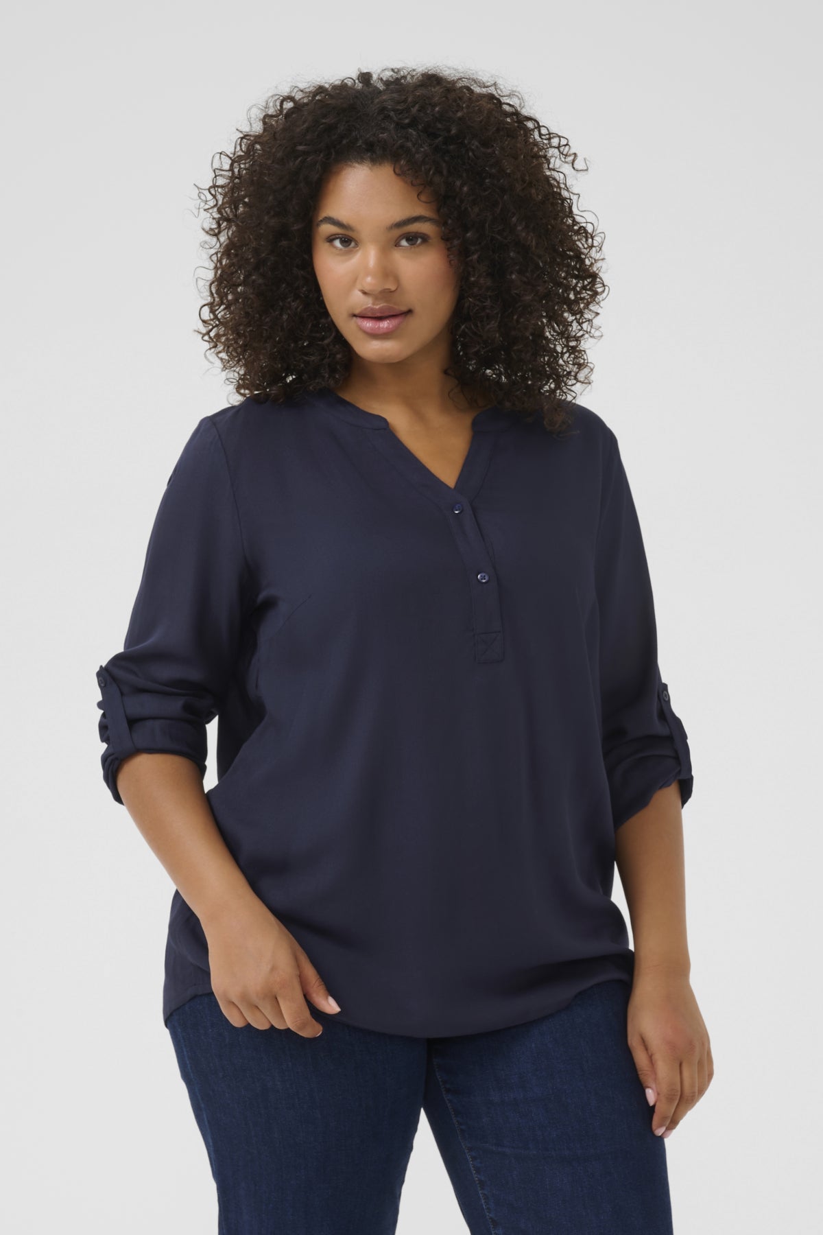 KCsida LS Blouse Midnight Marine - 194020 - 10583373