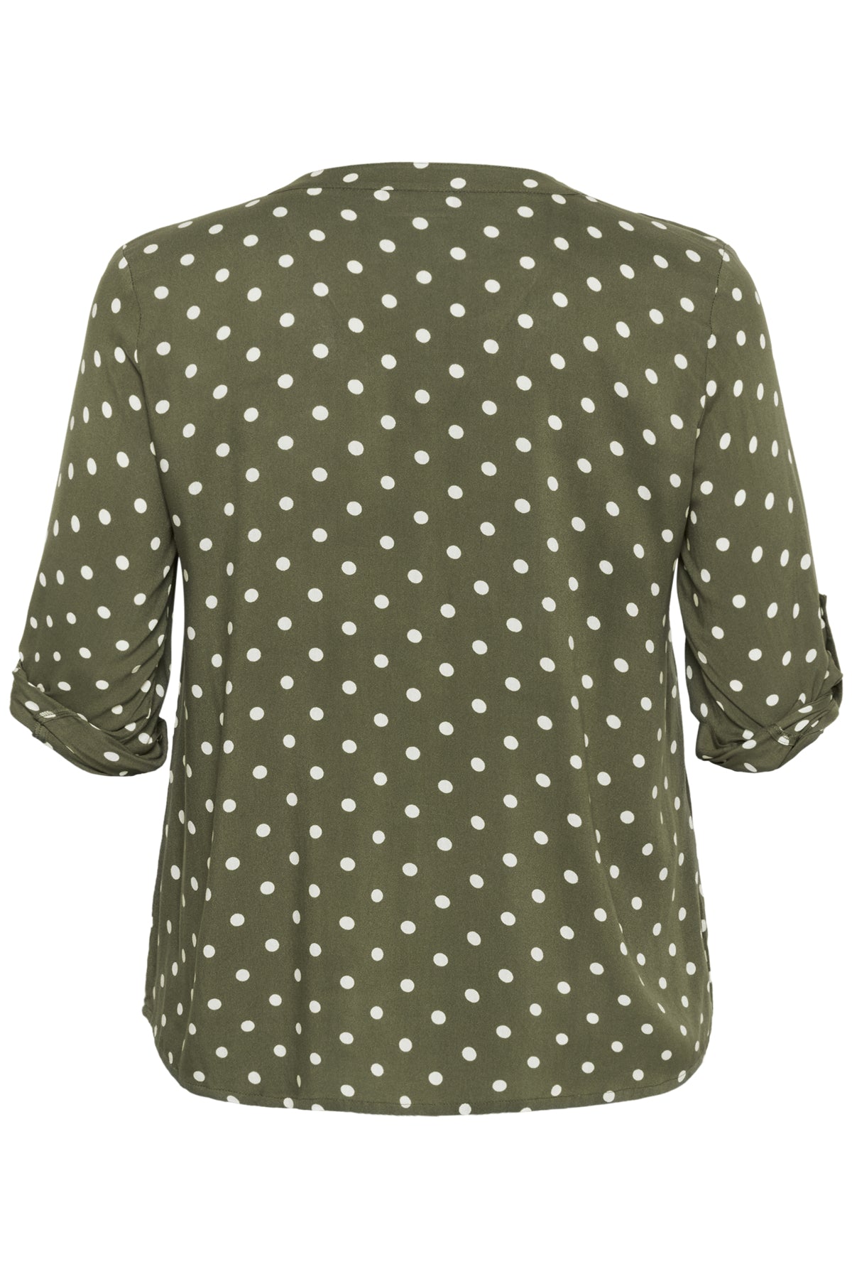 KCsida Dot Blouse Grape Leaf / Chalk Dot