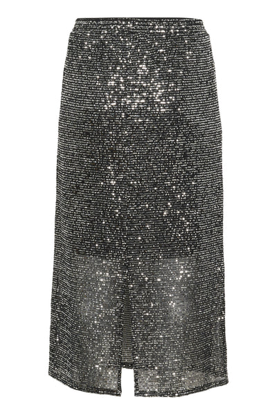 KClaila Sequins Skirt Silver Sequin - 10583375 Thumbnail