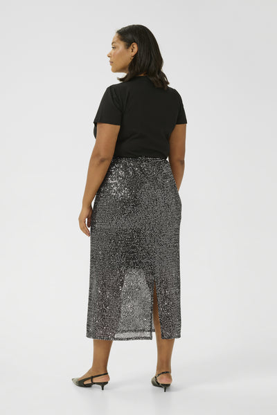 KClaila Sequins Skirt Silver Sequin - 10583375 Thumbnail