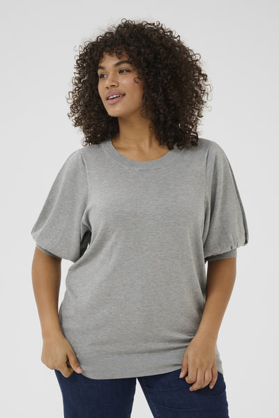 KCloni Pleat Pullover Grey Melange Thumbnail