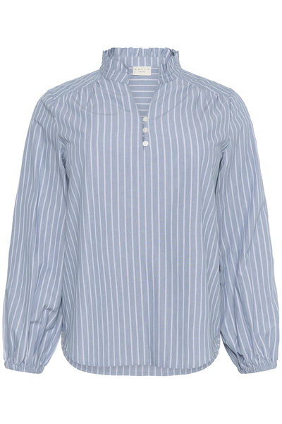 KCmelina Blouse Windward blue melange stripe - 10583625 Thumbnail