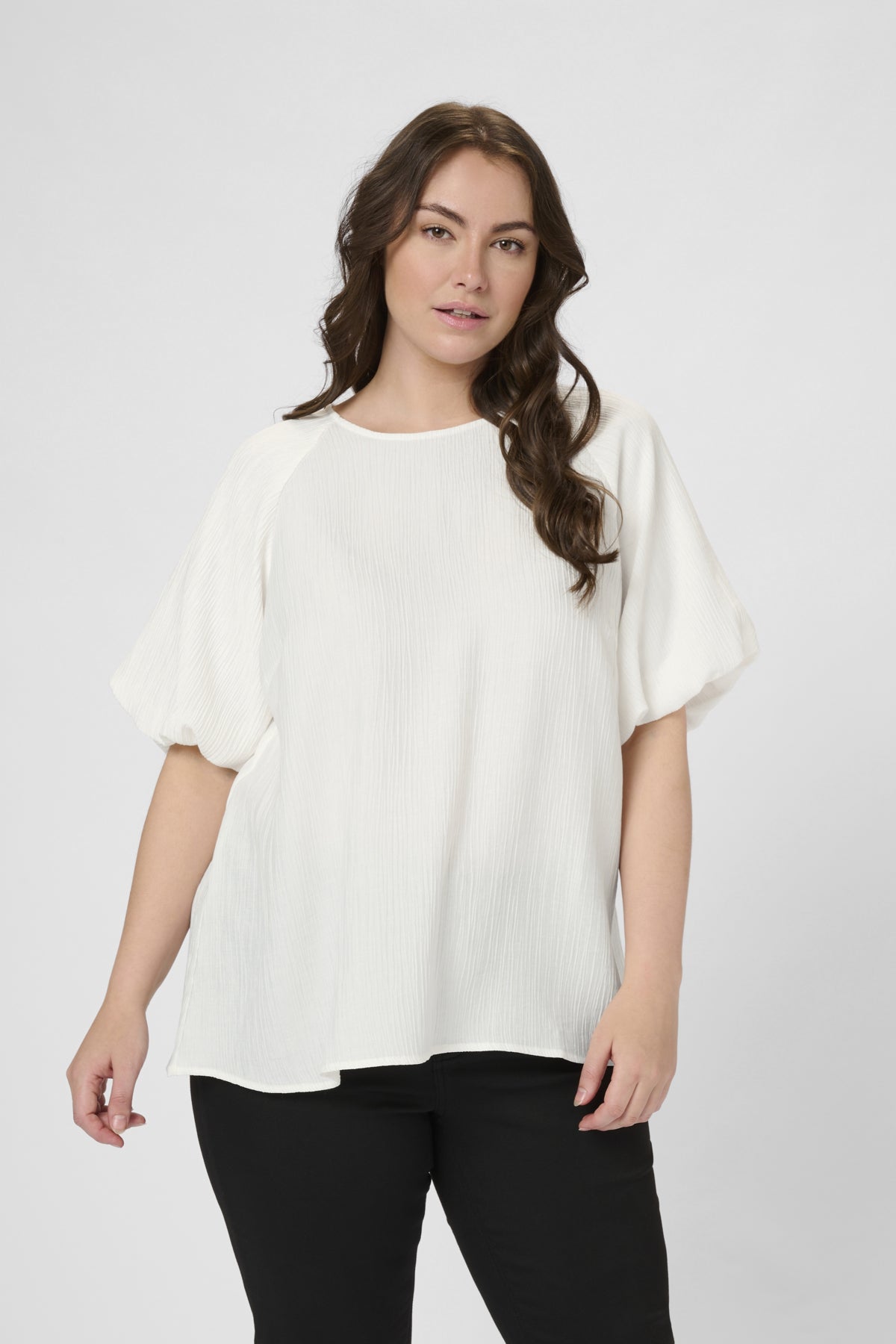 KCgirla Blouse Chalk CC. - 10583630