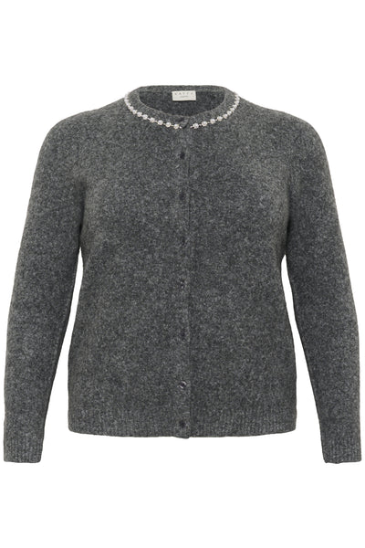 KCroxia Cardigan Grey Melange - 10583643 Thumbnail