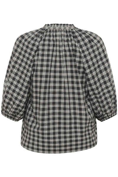 KCelina Blouse Black/Grey Check - 10583644 Thumbnail