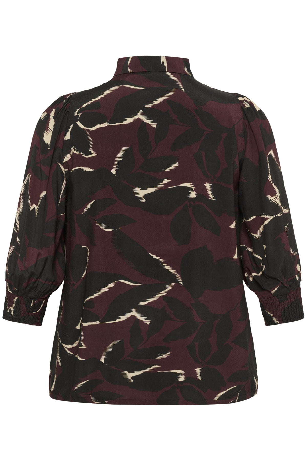 KCmilana Shirt Windsor Wine/Black Flower - 10583651