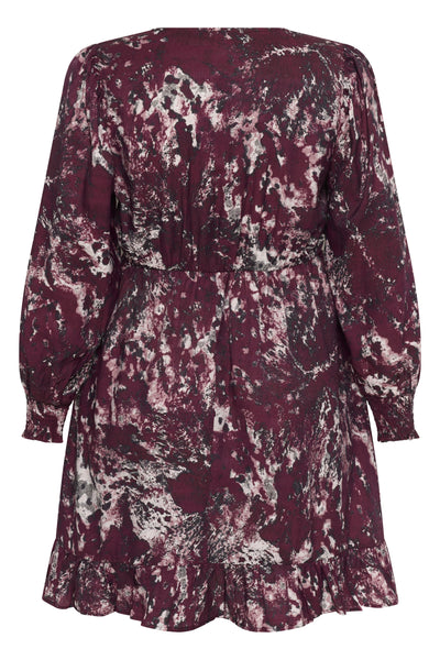 KCmina Dress Red/Black Abstract Graphic - 10583672 Thumbnail