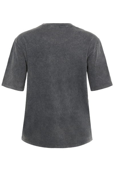 KCserina T-Shirt Washed  dark grey - 10583679 Thumbnail