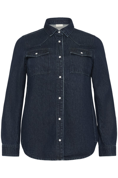 KCelisa Denim Shirt Dark Blue Denim - 10583684 Thumbnail
