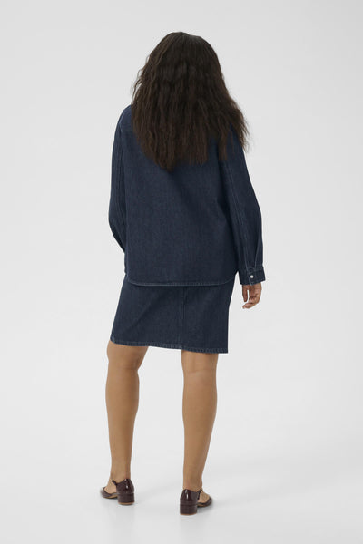 KCelisa Denim Shirt Dark Blue Denim - 10583684 Thumbnail