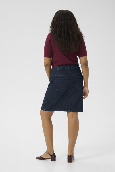 KCelisa Denim Skirt Dark Blue Denim - 10583685 Thumbnail