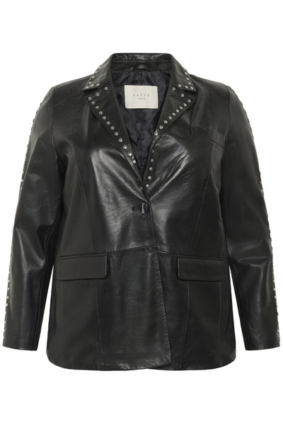 KCtera Leather Blazer Black deep - 10583695 Thumbnail