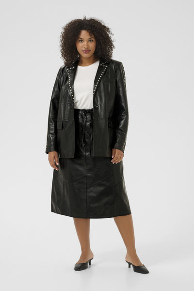 KCtera Leather Blazer Black deep - 10583695 Thumbnail