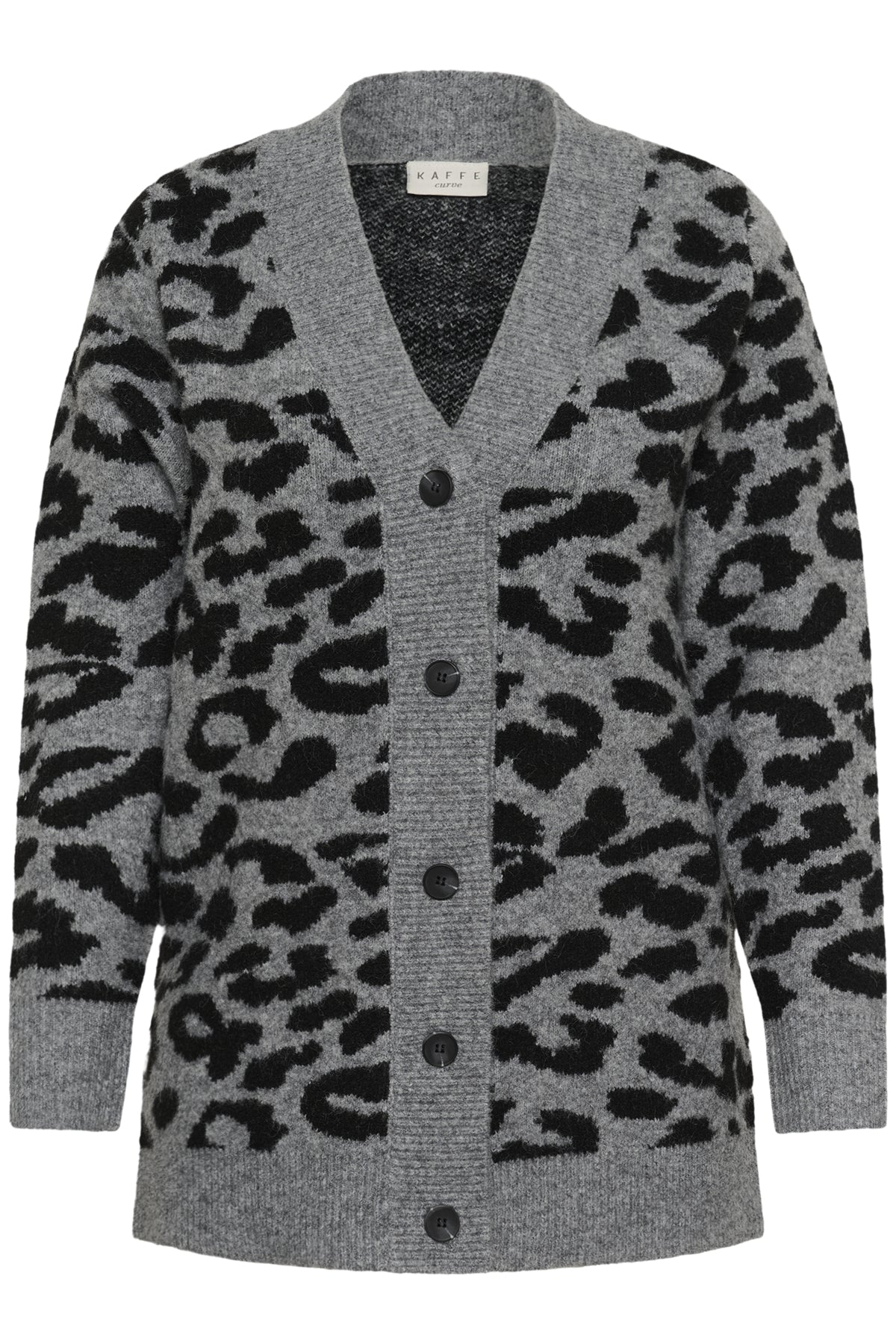 KCsandia Cardigan LGM/Black Leopard - 10583697