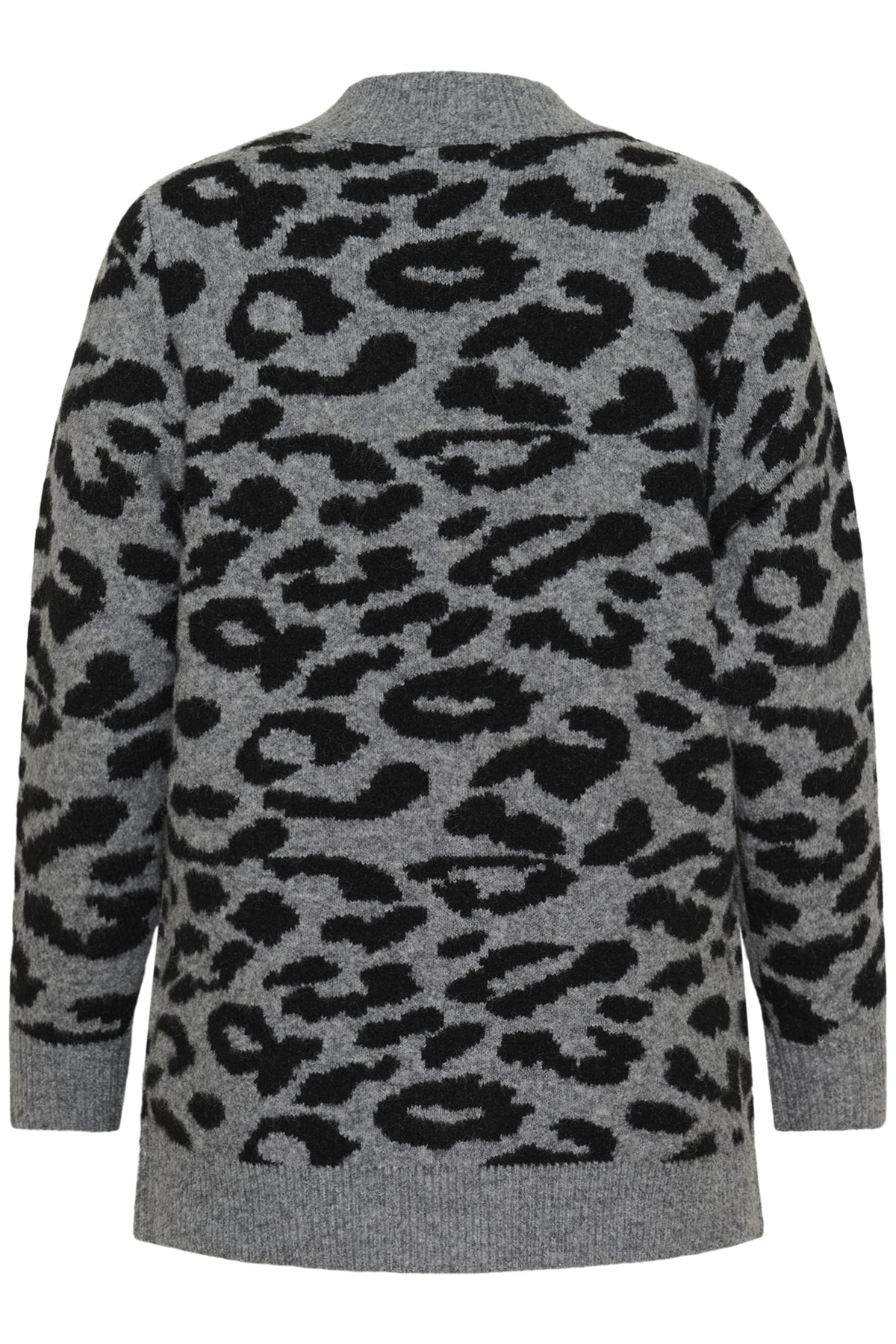 KCsandia Cardigan LGM/Black Leopard - 10583697