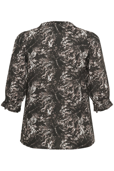 KClunda Ami Blouse Black/Grey Abstract Graphic - 10583713 Thumbnail