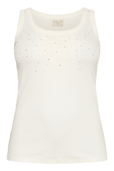 KCcarina Rhinestone Tank Top Chalk Thumbnail