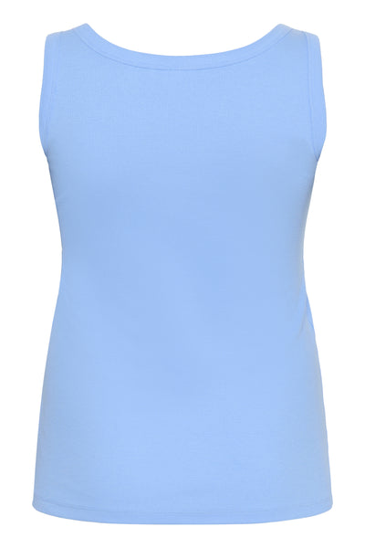 KCcarina Rhinestone Tank Top Vista Blue Thumbnail