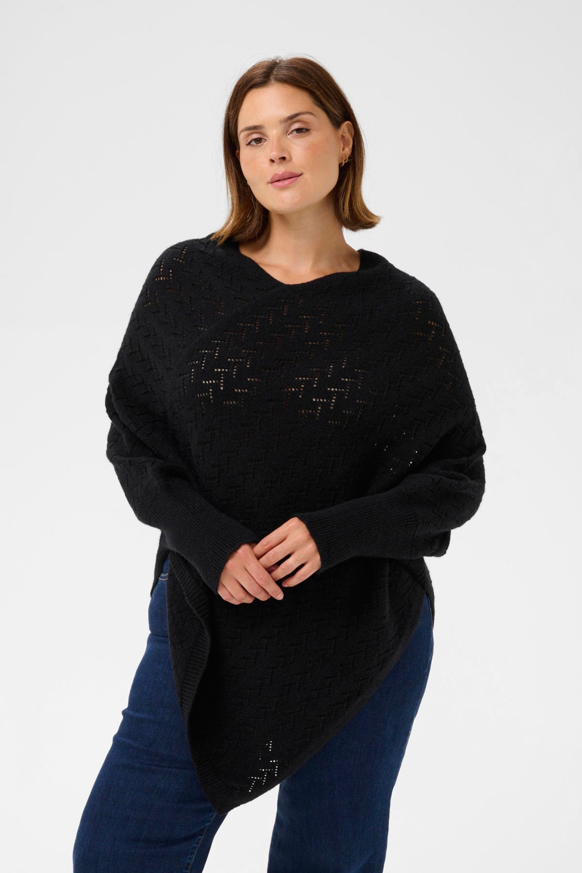 KColina Poncho Black deep