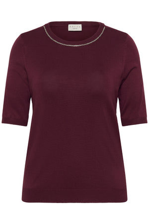 KCcarla Knit Pullover Windsor Wine - 10583769
