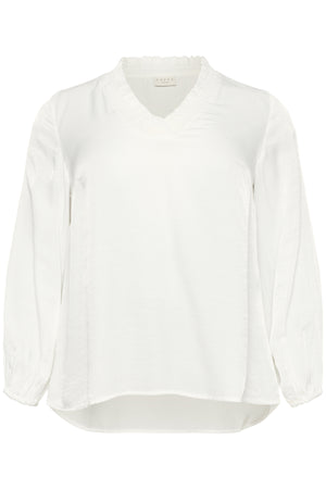 KCmilia Blouse Chalk - 110602 - 10583774