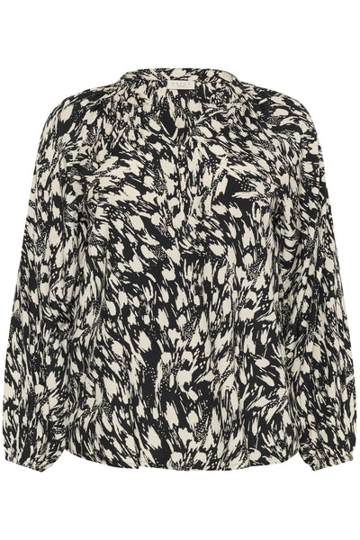 KCjamia Blouse Black/Turtledove Graphic - 108 - 10583775 Thumbnail