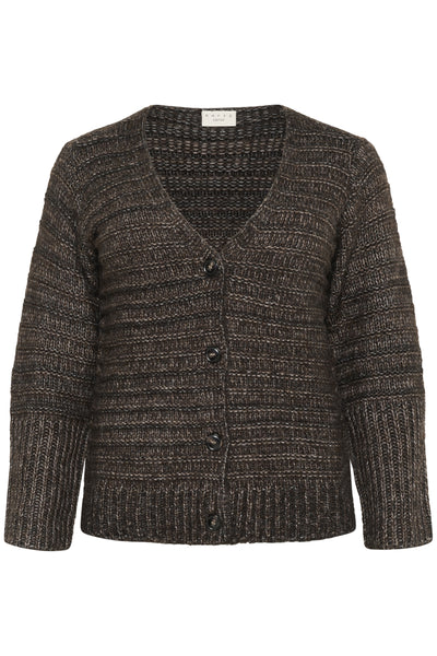 KCmarina Cardigan Black Coffee Melange - 1911111 - 10583778 Thumbnail