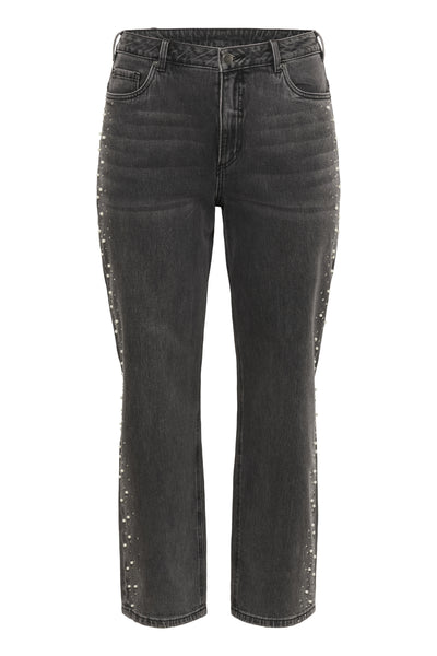 KCpetri Straight Jeans Grey vintage wash - 108531 - 10583783 Thumbnail