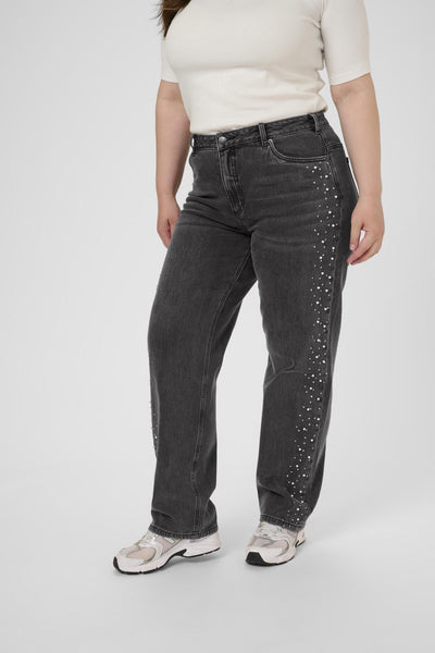 KCpetri Straight Jeans Grey vintage wash - 108531 - 10583783 Thumbnail